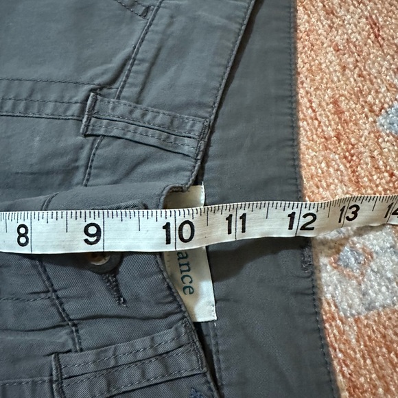 Sundance embroidered floral cargo pants grey size P8 boho casual utility - Picture 7 of 8